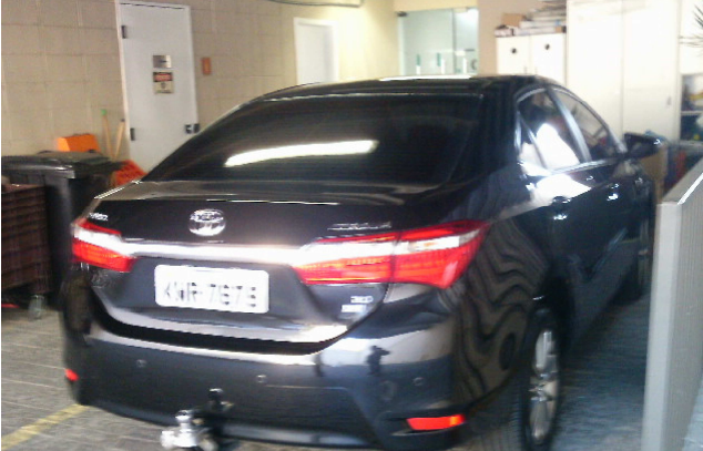  VEÍCULO DE PLACA KWR 7675, RENAVAM: 01040253250, CHASSI: 9BRBDWHE9F0254503,CNPJ DO PROPRIETÁRIO: 24.232.886/0001-67. DESCRIÇÃO: um automóvel marca/modeloTOYOTA/COROLLA XEI20FLEX, na cor preta, álcool/gasolina, ano de fabricação/modelo2015/2015. Conforme informações do oficial de justiça em 06/09